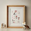 Poster ABC collec' "Into the wood", rose