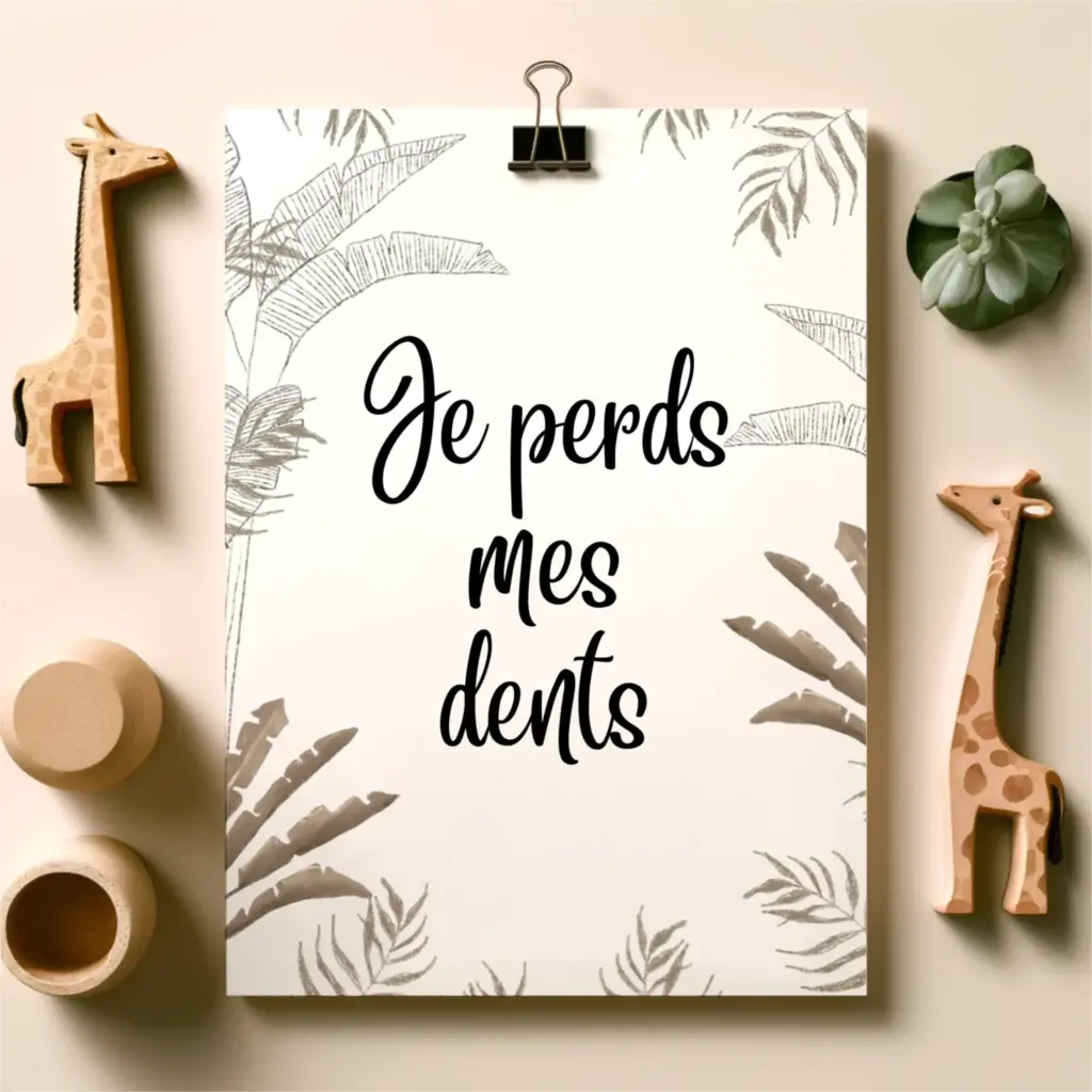 Mes dents collec "Savane", minimaliste (copie)