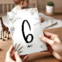 Cartes étapes collec' "Savane", minimaliste